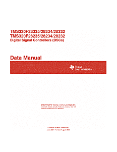 DataSheet TMS320F28235 pdf